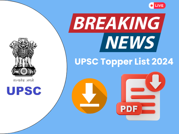 UPSC Topper List 2024